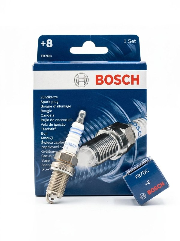 شمع تک پلاتین پایه کوتاه بوش FR7DC BOSCH