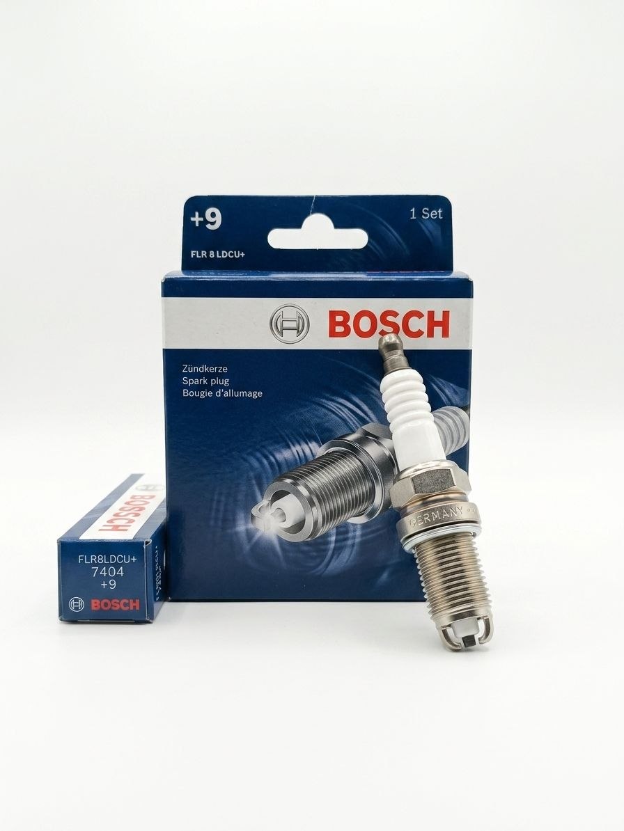 شمع دو پلاتین پایه کوتاه بوش  FLR8LDCU+7404 BOSCH