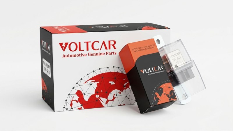 رله فن پراید انژکتور 80 آمپر 12 ولت VOLTCAR